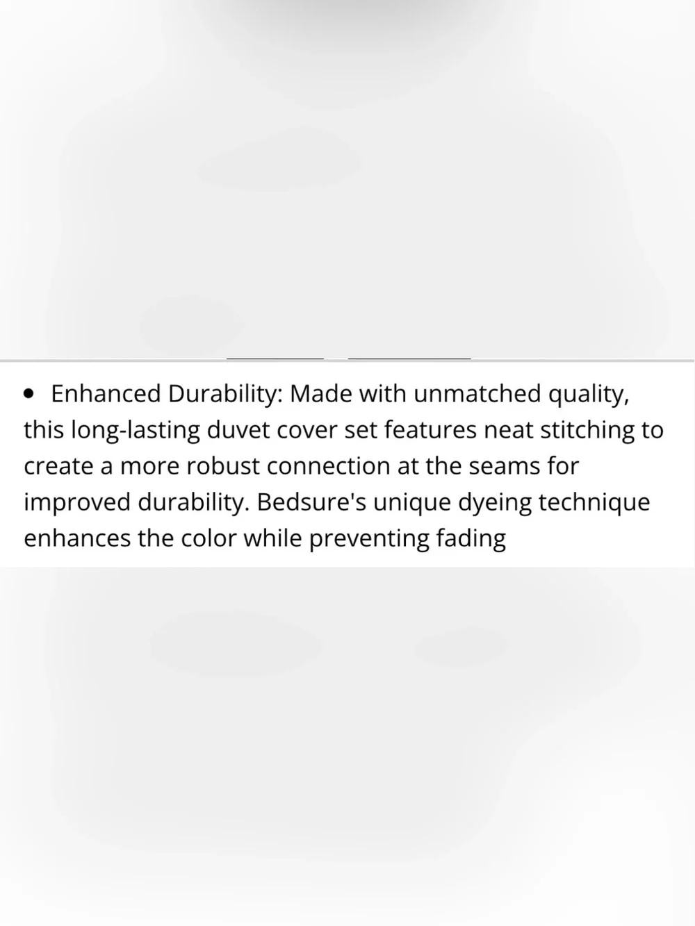 KING SIZE Duvet Cover 100% Premium Polyester - WHITE
